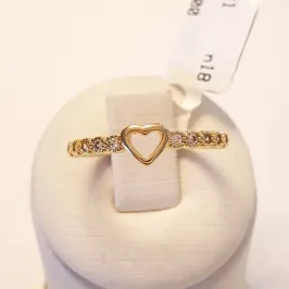 Anel Coraçãozinho Vazado (n18)