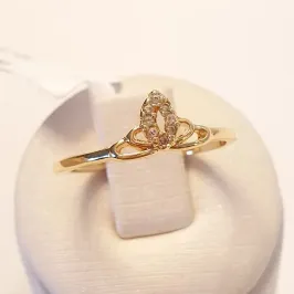 Anel Coroinha Cravejada (n17)