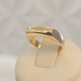 Anel Liso Grosso Dedinho (n7 ajustável)