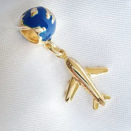 Berloque Avião Globo