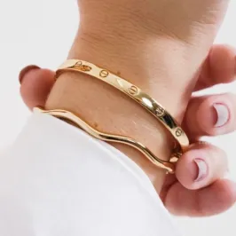 Bracelete Liso Inspiração Cartier