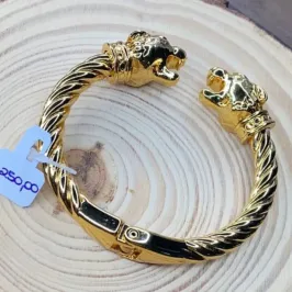 Bracelete Tigre 2 Cabeças