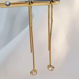 Brinco Agulha 2 Palitos e Ponto Luz