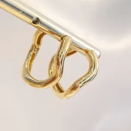 Brinco Argola Ondulada P