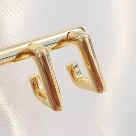 Brinco Argola Retangular Grossa M