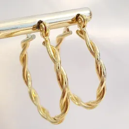 Brinco Argola Torcida