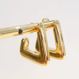 Brinco Argola Triangular Grossa G