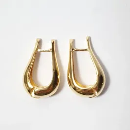 Brinco Argolinha Gota Click Grande