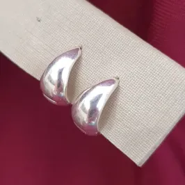 Brinco Argolinha Gota Lisa P