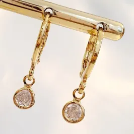 Brinco Argolinha Ponto de Luz P