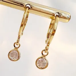 Brinco Argolinha Ponto de Luz P