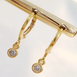 Brinco Argolinha Ponto de Luz PP