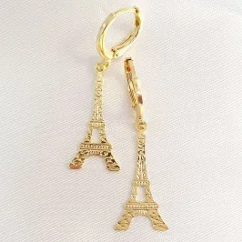 Brinco Argolinha Torre Eiffel