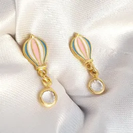 Brinco Balão Colorido e Ponto Luz