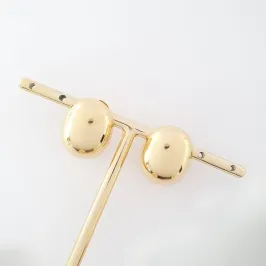 Brinco Meia Esfera Oca