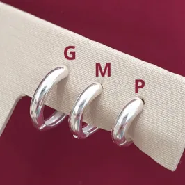 Brinco Trio Argolinha Lisa