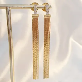 Brinco Zircônias e Franjas