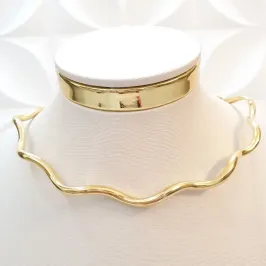 Colar Aro Ondulado (choker)