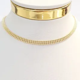 Colar Bolinhas 3 Fios