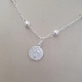 Colar Bolinhas Medalha São Bento