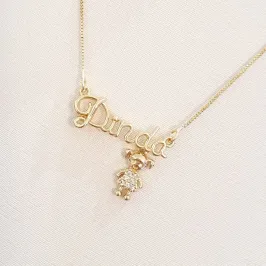 Colar Dinda Menina Cravejada