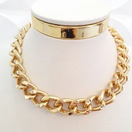 Colar Elos Grumet 9mm (choker)