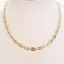 Colar Elos Gucci Achatado 32cm (+10)