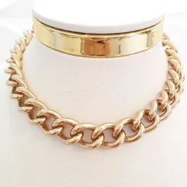 Colar Elos Torcidos (choker)