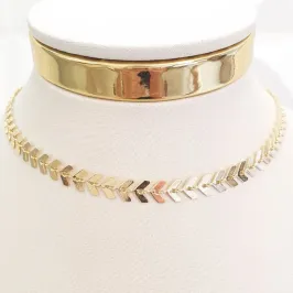 Colar Escama de Peixe (choker)