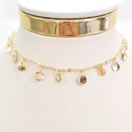 Colar Moedinhas (choker)