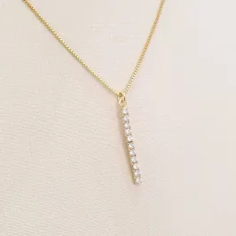 Colar Palito Cravejado