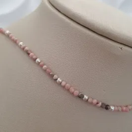 Colar Pedras Marrom 35cm (+5)