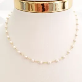 Colar Pérolas (choker)