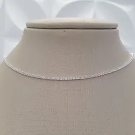 Colar Riviera Cristal 35cm (+5)