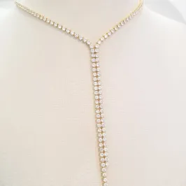 Colar Riviera em Gravata 45cm