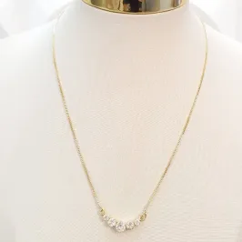 Colar Zircônias em V