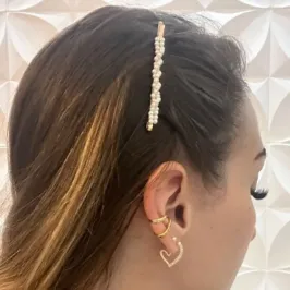 Grampo Mini Pérolas