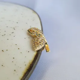 Piercing Fake Folha Cravejada