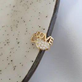 Piercing Fake Love com Coração