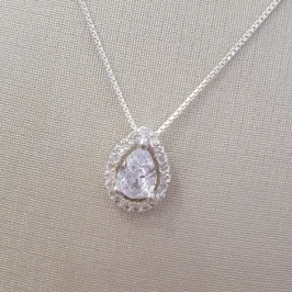 Pingente Gota de Luz Cravejada