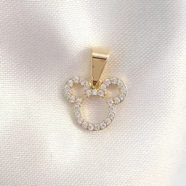 Pingente Mickey Cravejado