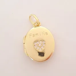 Pingente Relicário Família