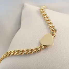 Pulseira Elos Grumet Coração