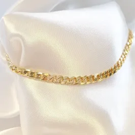 Pulseira Grumet Curta Diamantada