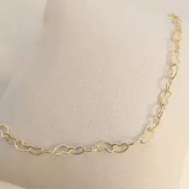 Pulseira Infantil Elos Corações