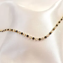 Pulseira Riviera Preta e Branca