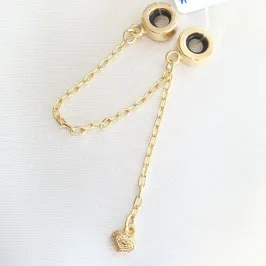 Trava Berloque Corrente Pingente Coração