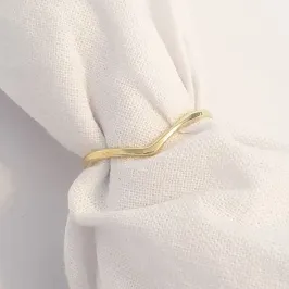 Anel em V Liso (n13)