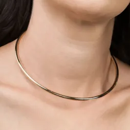 Colar Aro Tubo Liso (4mm)