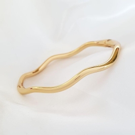 Bracelete Ondulado Fechado